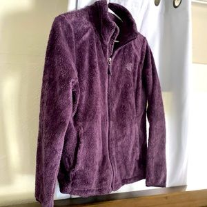 The North Face purple zip up